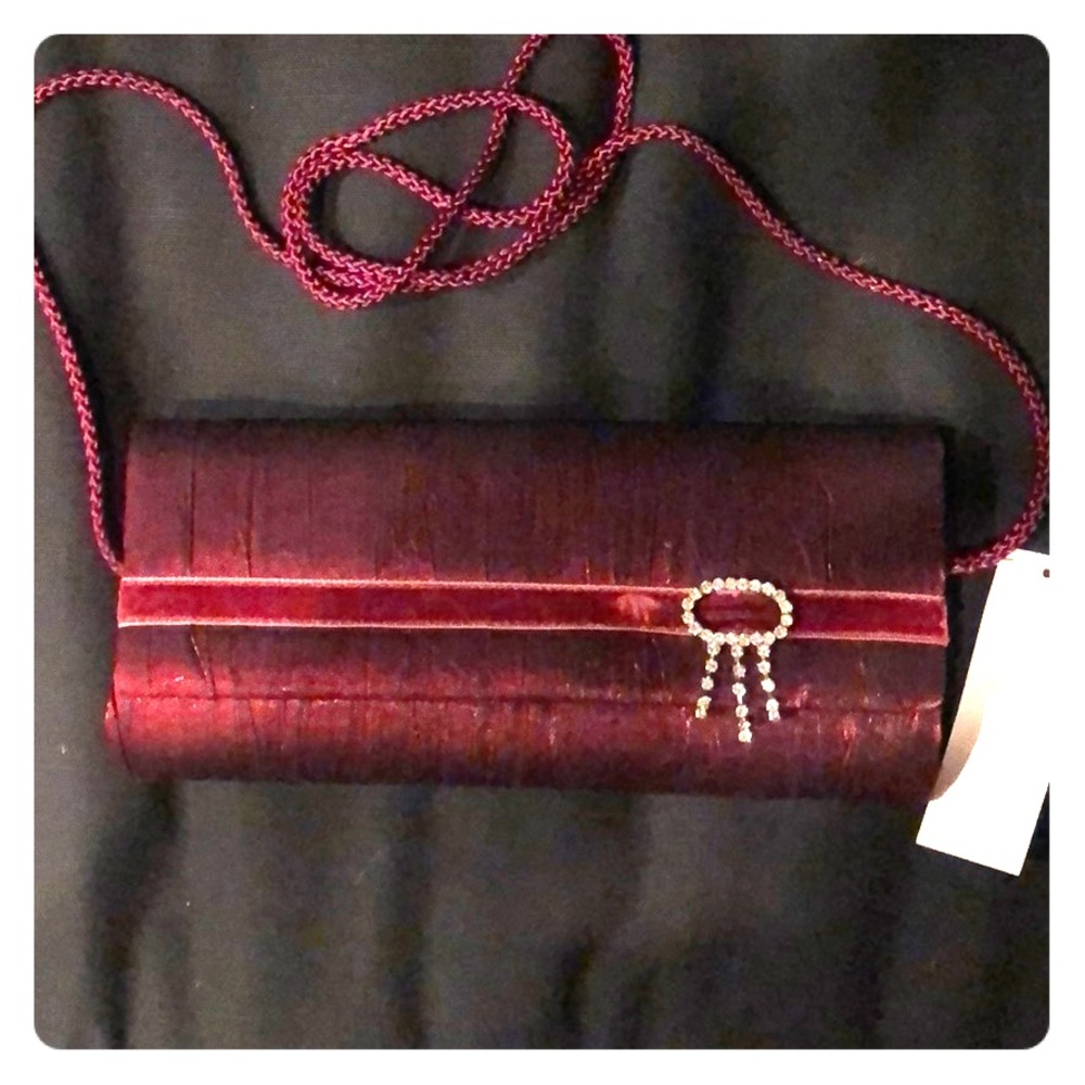 Red fancy event purse